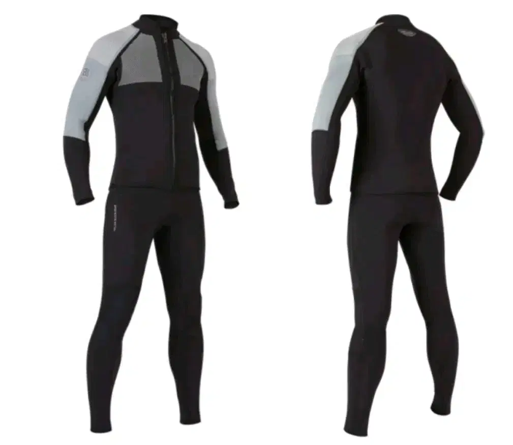 Helios BlackBear 3mm Zip-Up Two-Piece XL