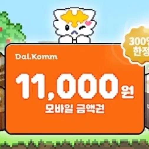 커피 11000원 금액권