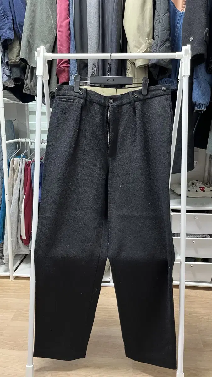 [36] Nigel Carbon Wool Pants (Made in Japan)