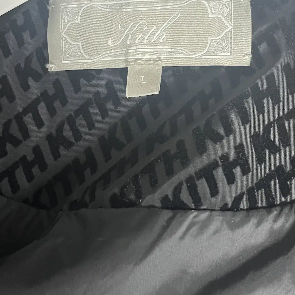 KITH Davis 재킷 Flocked Italic Monogram (L