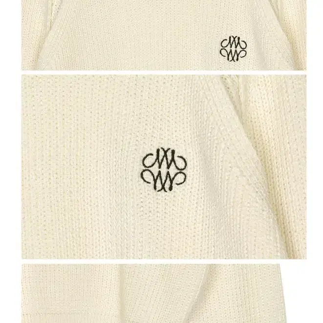 닉앤니콜 RIBBED CUT OUT KNIT_IVORY