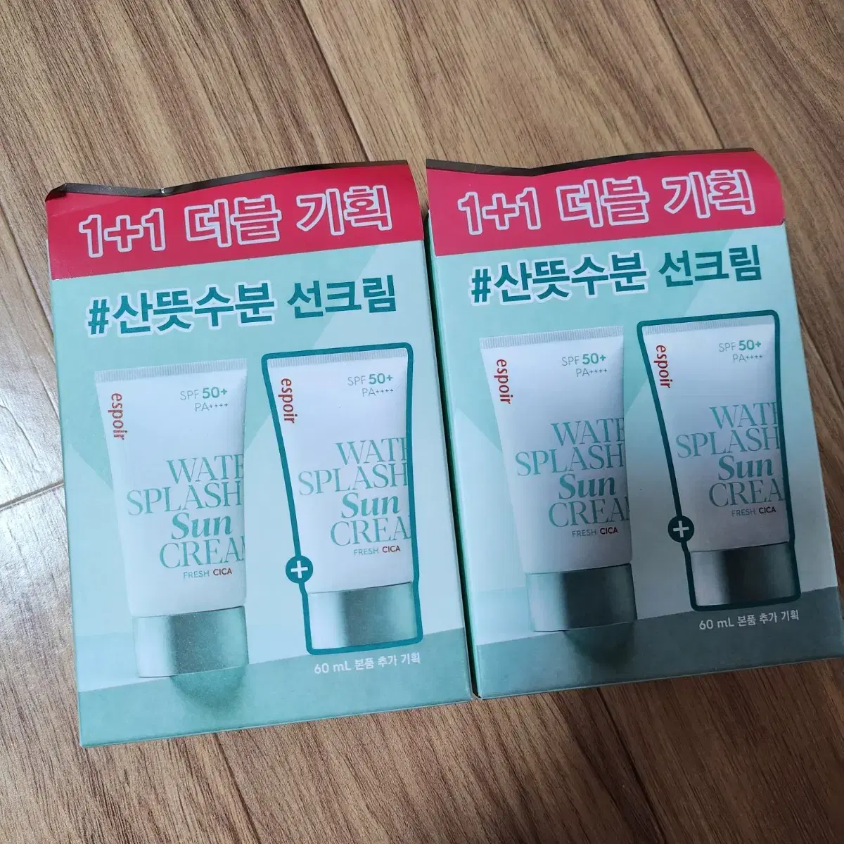 에스쁘아 스플래쉬 선크림 시카(60mL+60mL)