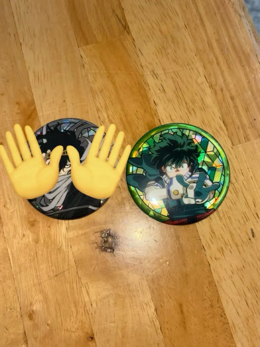 Nahia Can Badge Hiroaka Stained Glass Badge Midoriya Izuku