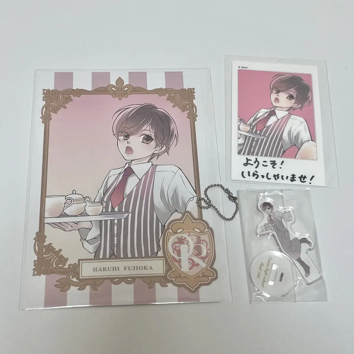 Orangemen's Social Club Host Club Cafe Collab Cheki postcard acrylic stand Haruhi