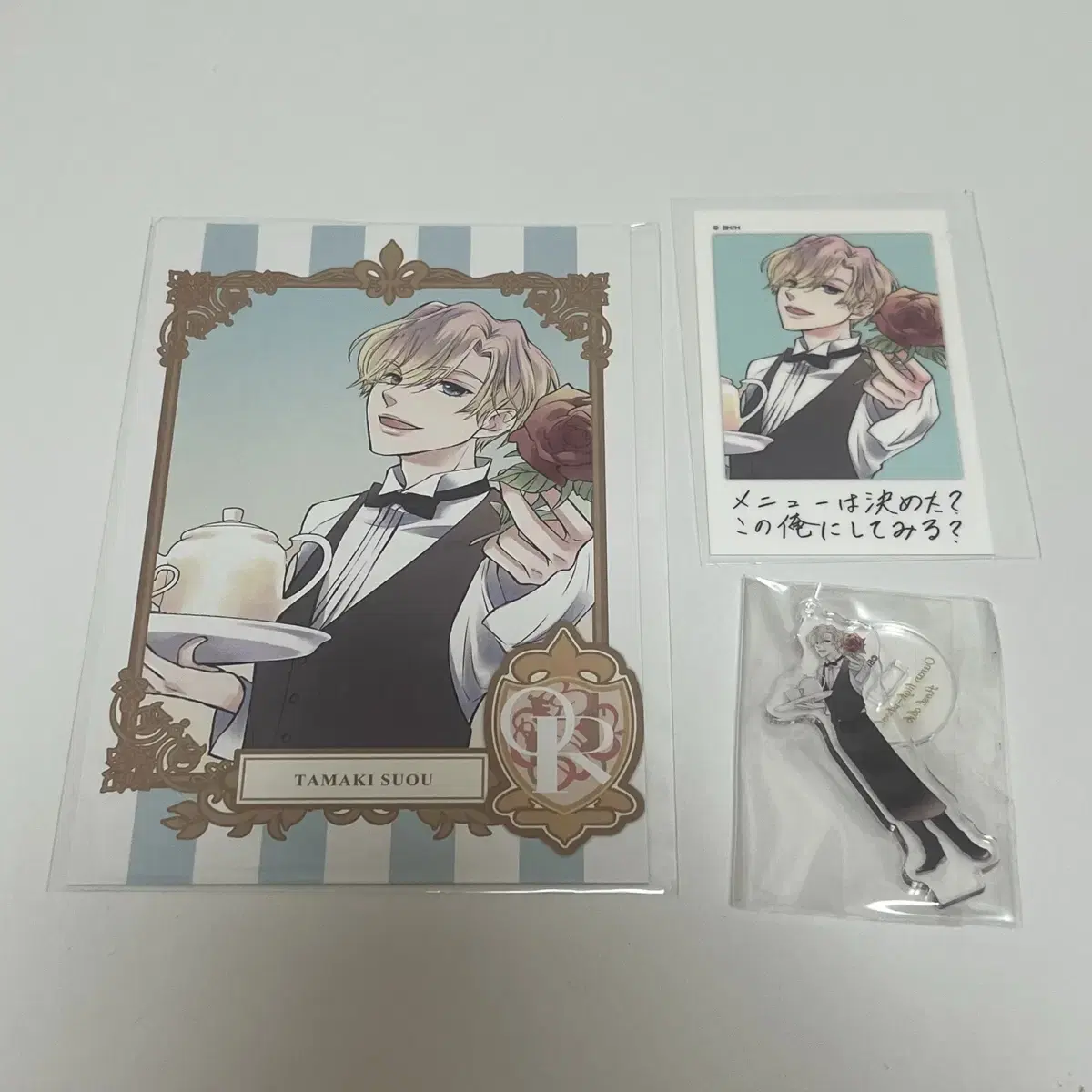 Orangemen Social Club Host Club Tamaki Cafe Collaboration Cheki postcard acrylic Stand