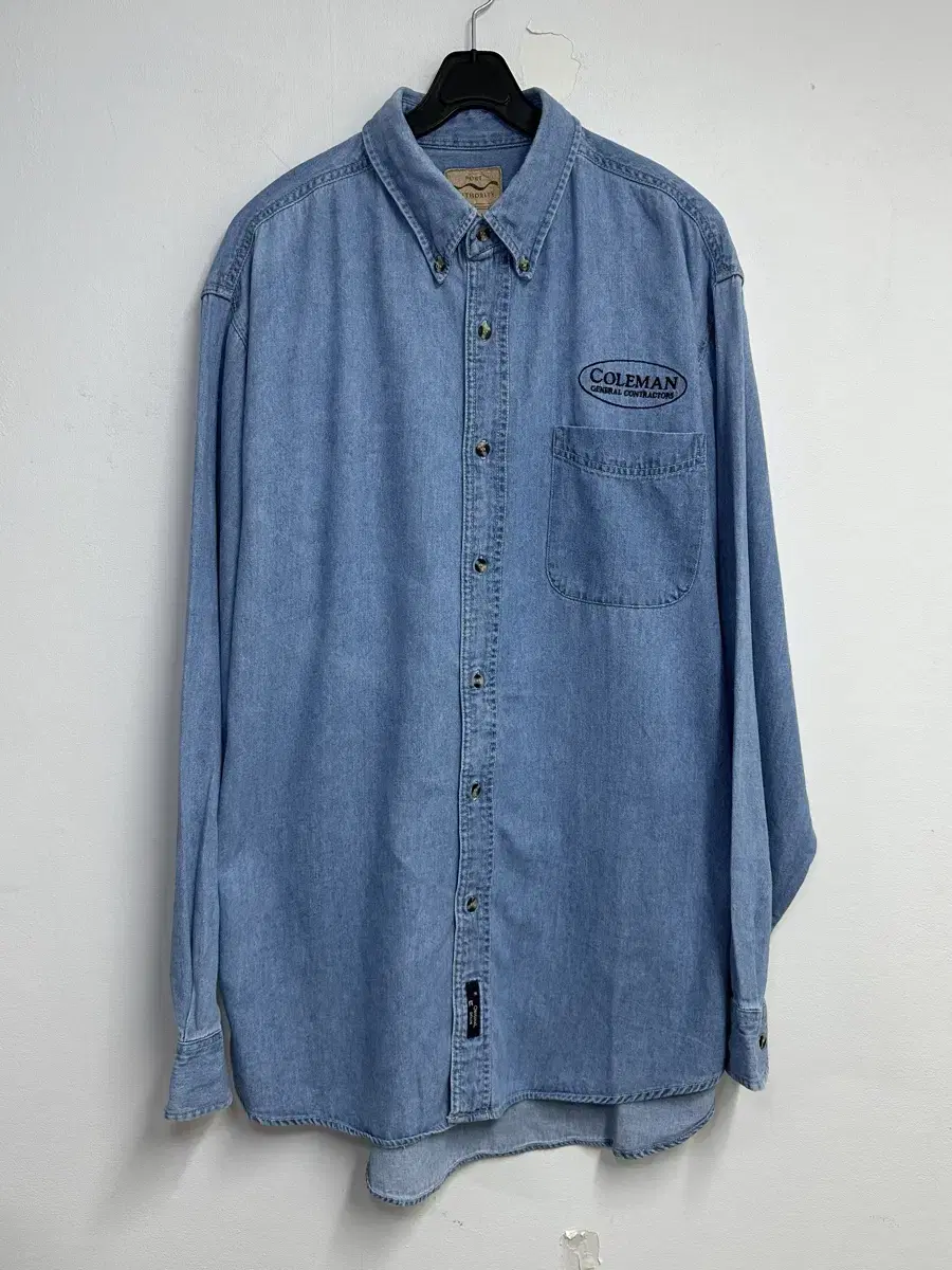 Port Authority Old School Denim Shirt Young Men's