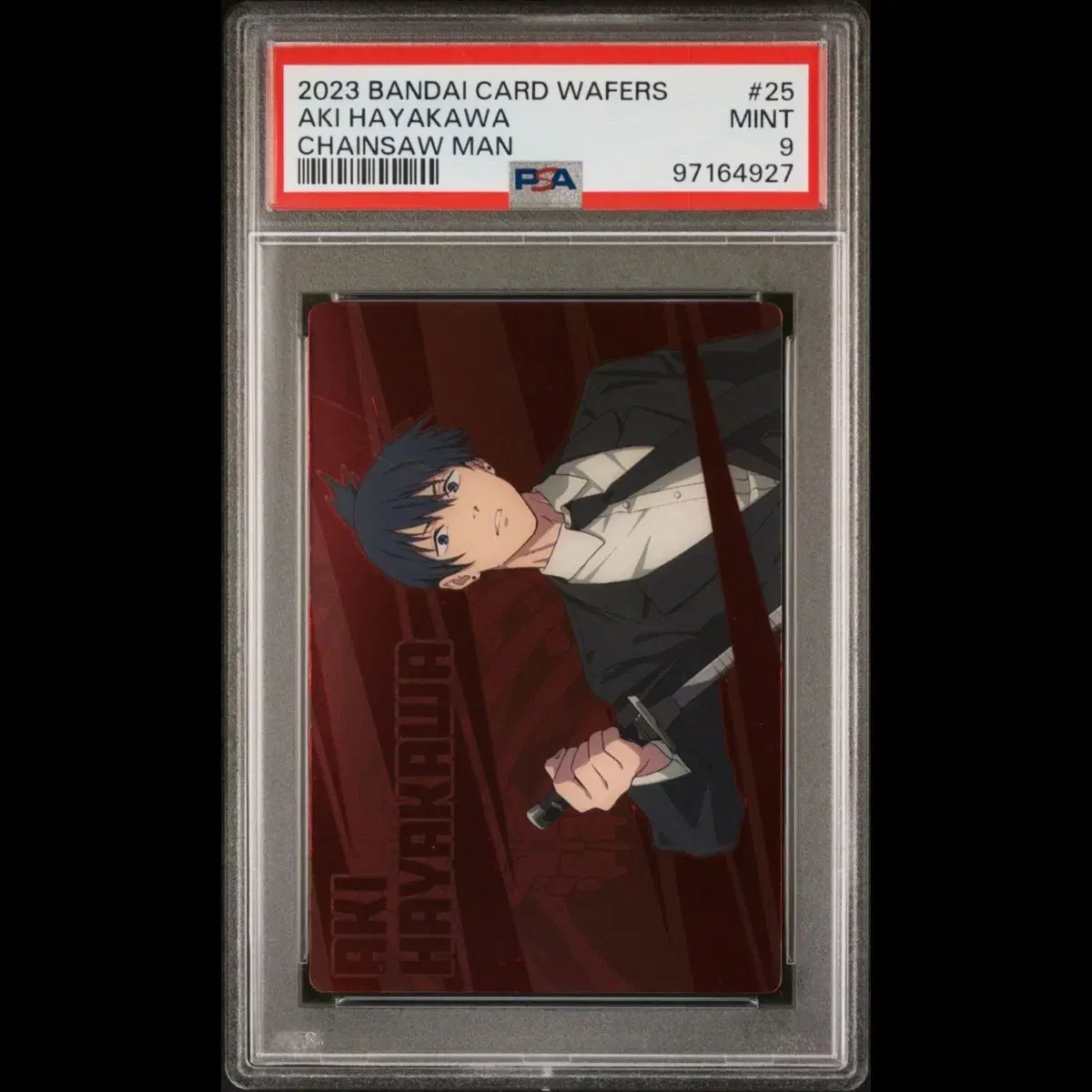 Chainsaw Man Aki Bandaiwehasu Kard, PSA9