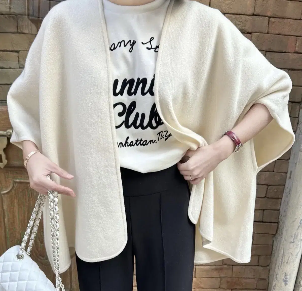 Shawl Cardigan (Beige)