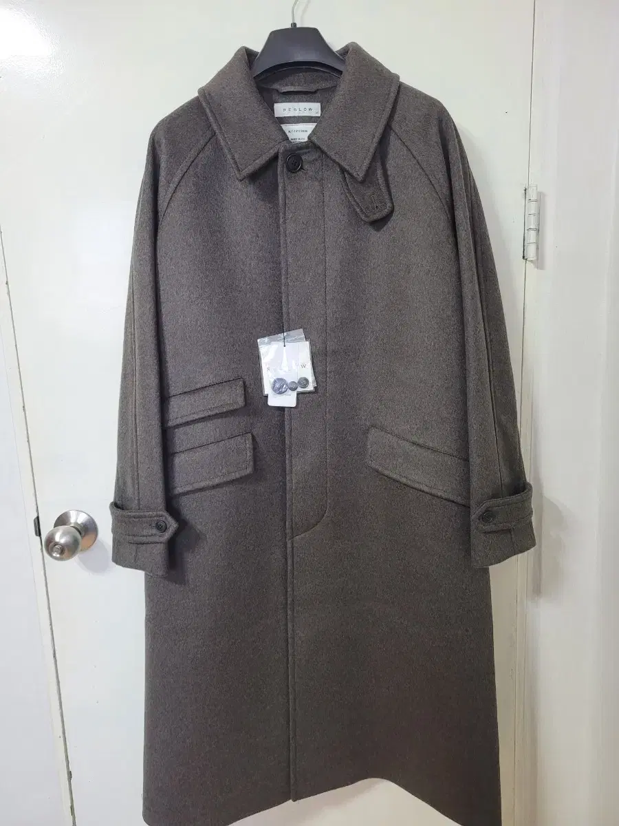 Bislow Oversized Cashmere Balmacan Coat XS