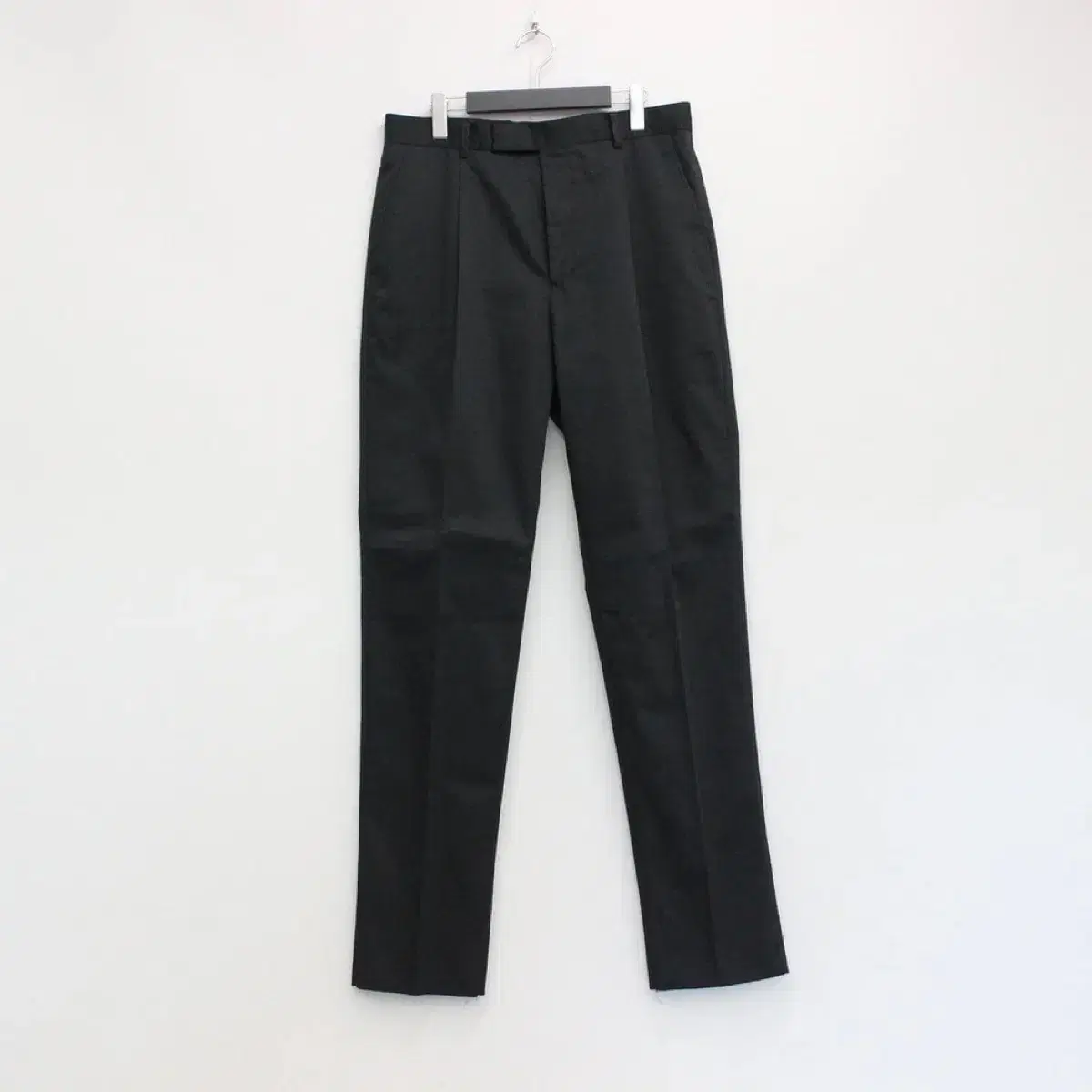 [L] Wakomaria Pleated Trouser Type 2 Black