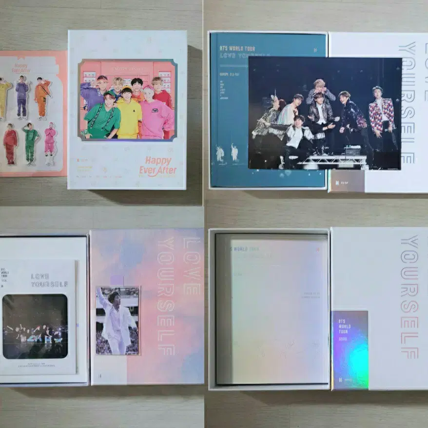 방탄소년단 머스터4기 럽셀콘 블레 DVD 4개