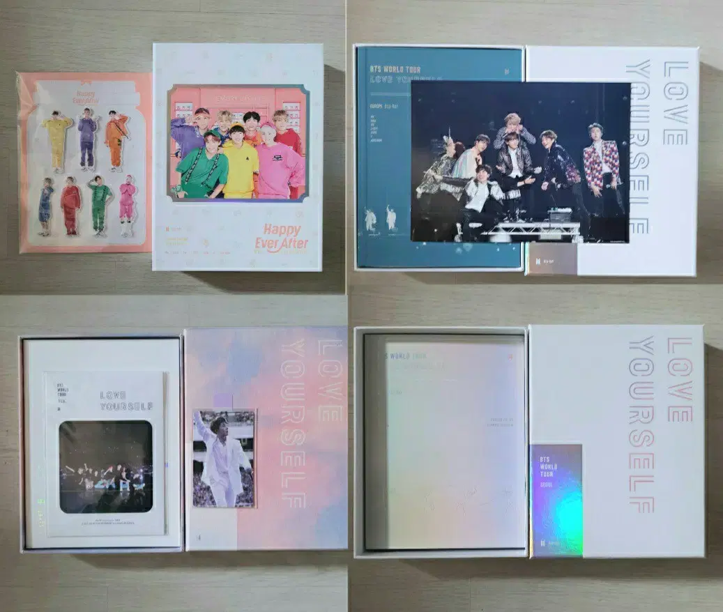 방탄소년단 머스터4기 럽셀콘 블레 DVD 4개