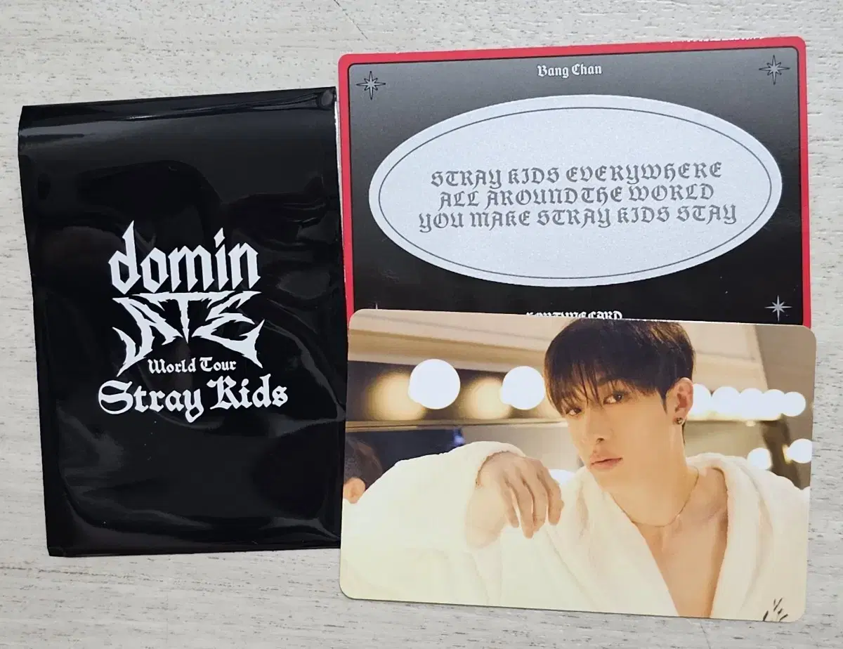 Skz dominATE Random Fortune Card Japan MD Bang Chan