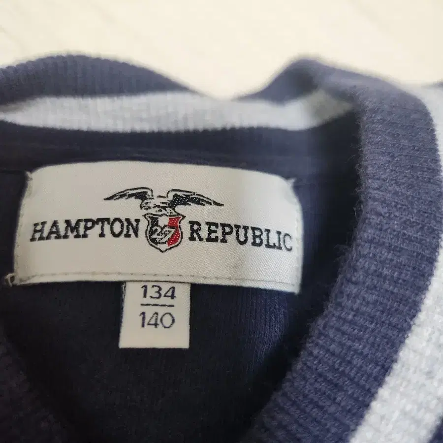 HAMPTON 27 REPUBLIC 남아 기모 점퍼 140사이즈