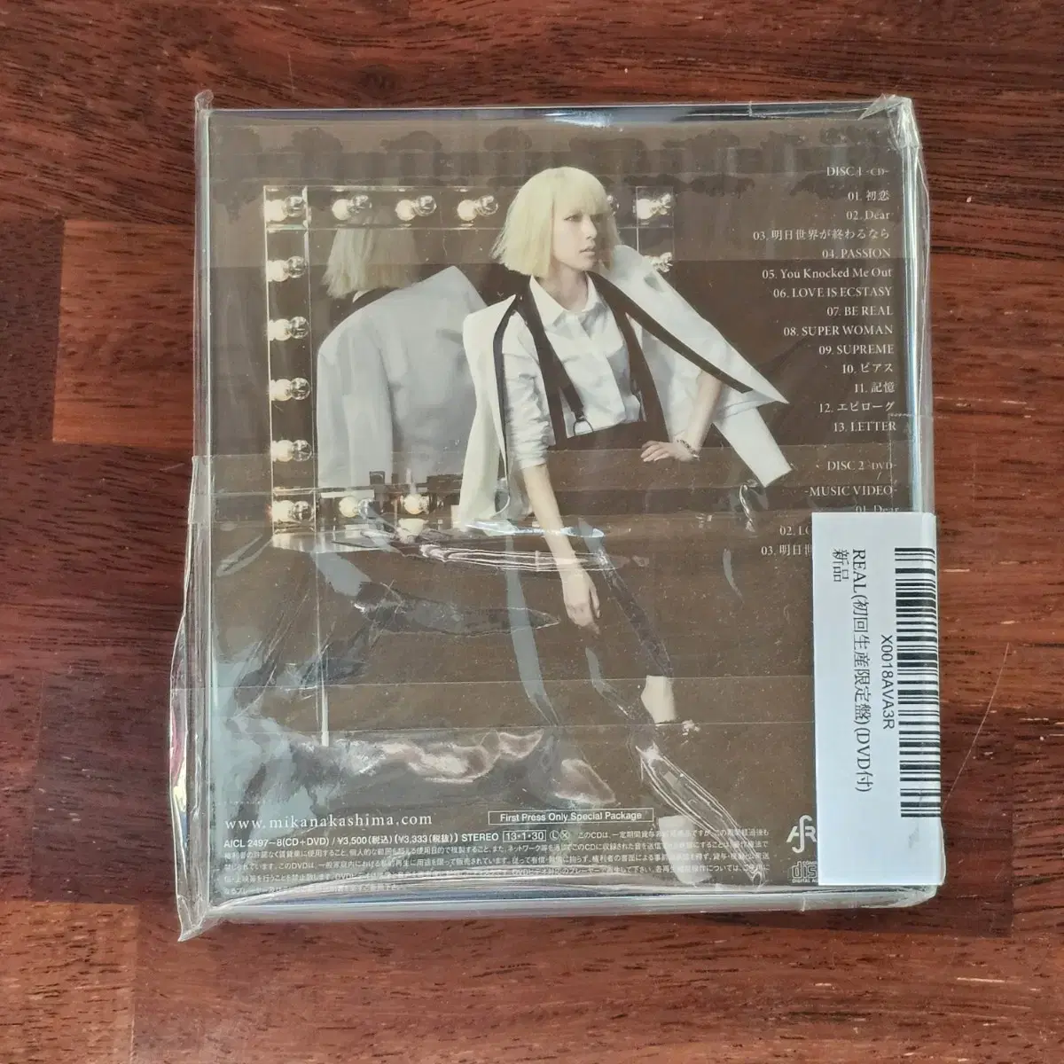 나카시마 미카 Nakashima Mika REAL 일본 CD 미개봉