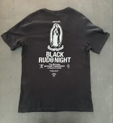 루드 갤러리 마리아 티셔츠 XL BLACK RUDE NIGHT