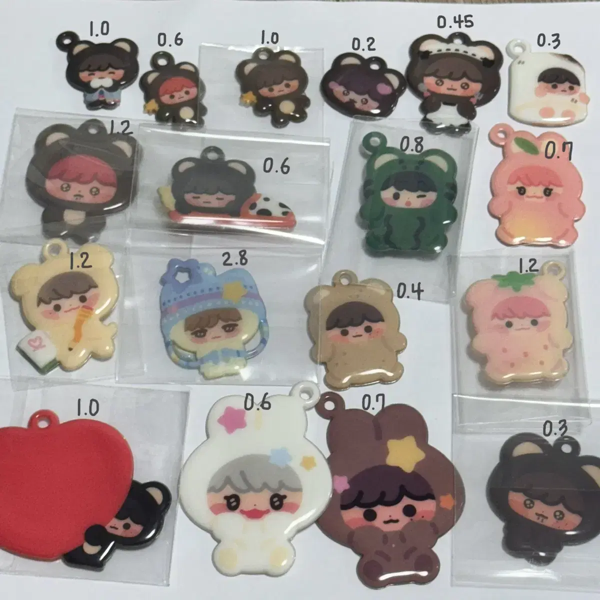 Danim Malang keyring wts wish Uushi Songbird Gomyeogi Cheese Xen mark Tofu Xen