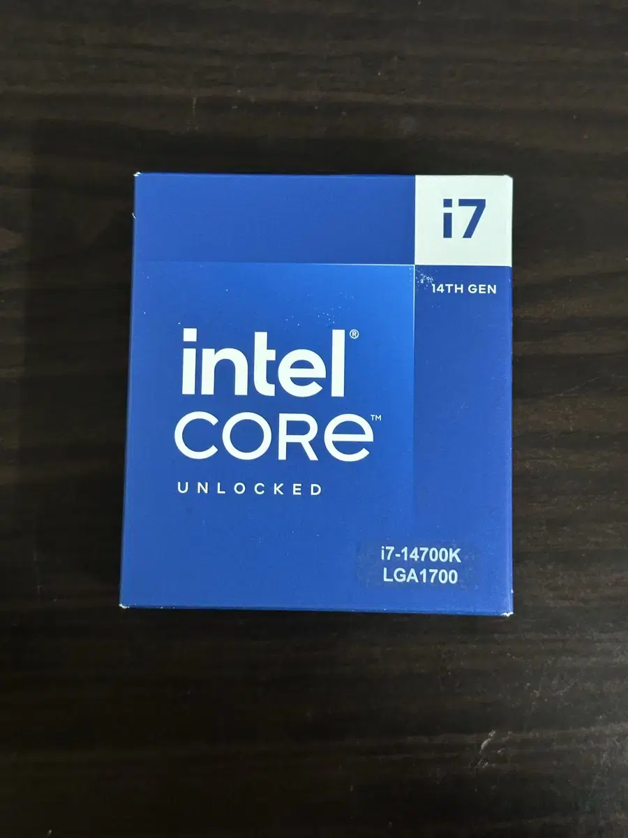 인텔 i7-14700K 정품 미개봉 판매합니다.