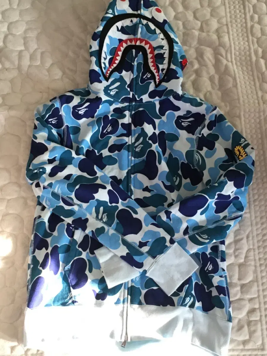 (Last Call) Bape Vape Shark Hoodie Zip Up Bloo