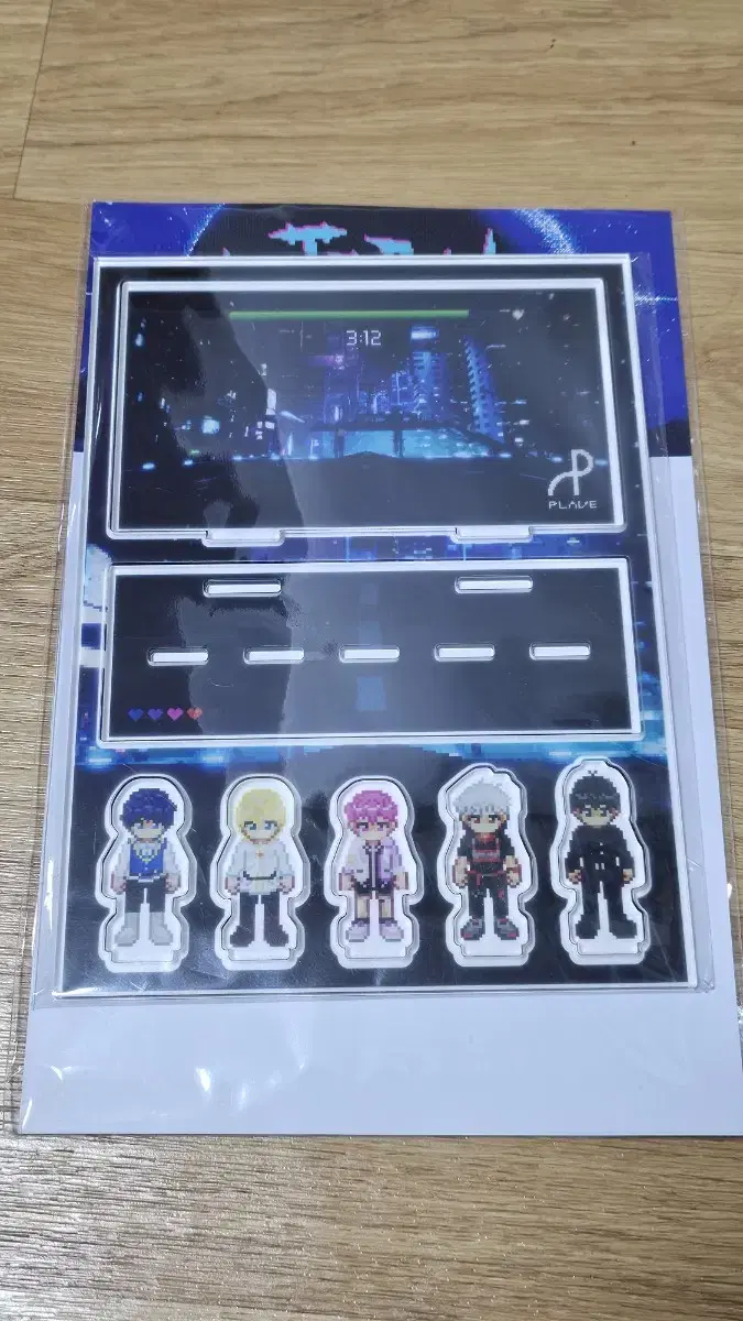 Plave acrylic stand (unsealed)