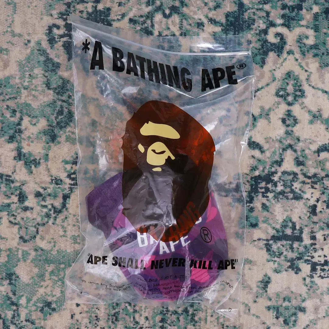 Bape 베이프 레터링로고 트러커캡 모자 카모