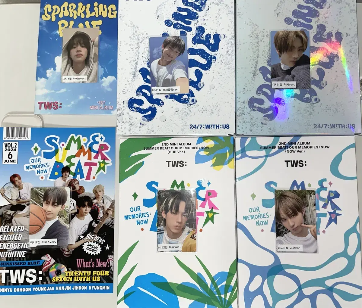 Bulk) TWS TWS Mini Vol. 1 Sparkling Bloo/ Mini Vol. 2 Summer Beat Album