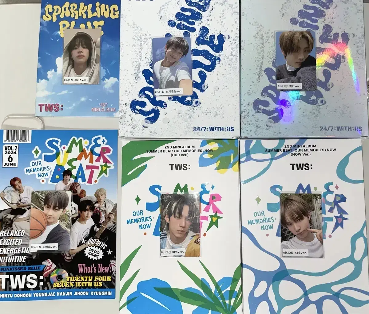 Bulk) TWS TWS Mini Vol. 1 Sparkling Bloo/ Mini Vol. 2 Summer Beat Album