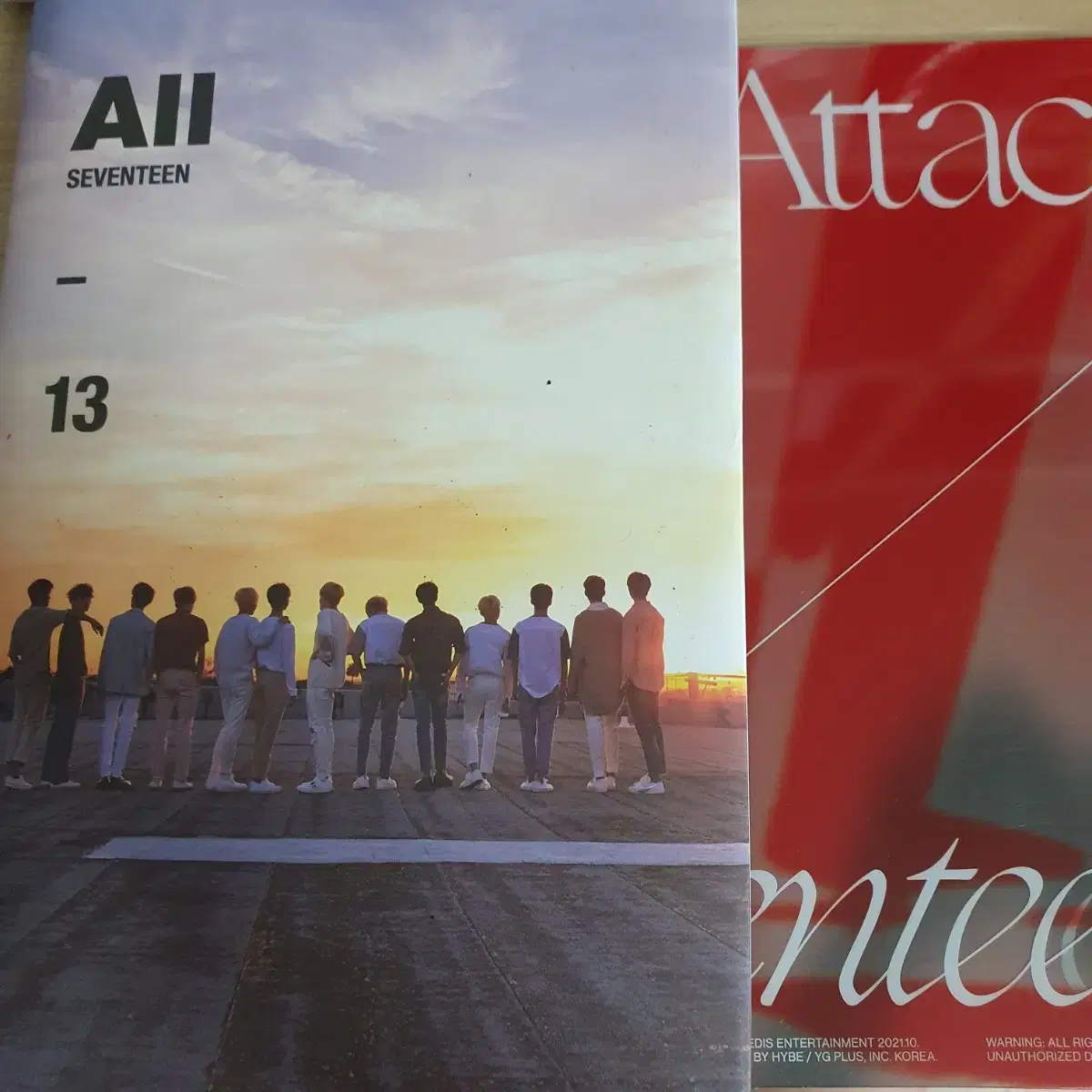 Seventeen unsealed album Al1 Ataka