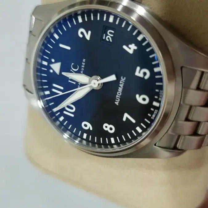 IWC 파일럿36 오토매틱 검판