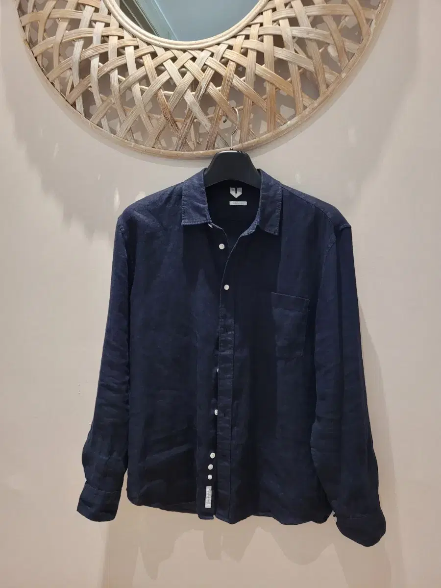 arket men's linen shirt black 100 size tacpo 4.3만원