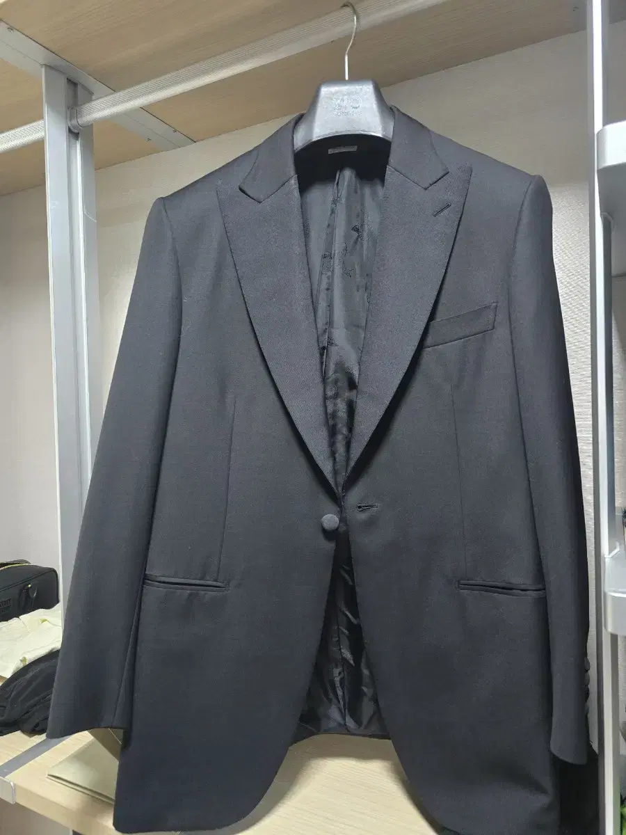 Briony Suit Formal Tuxedo+Shirt+Case All Black