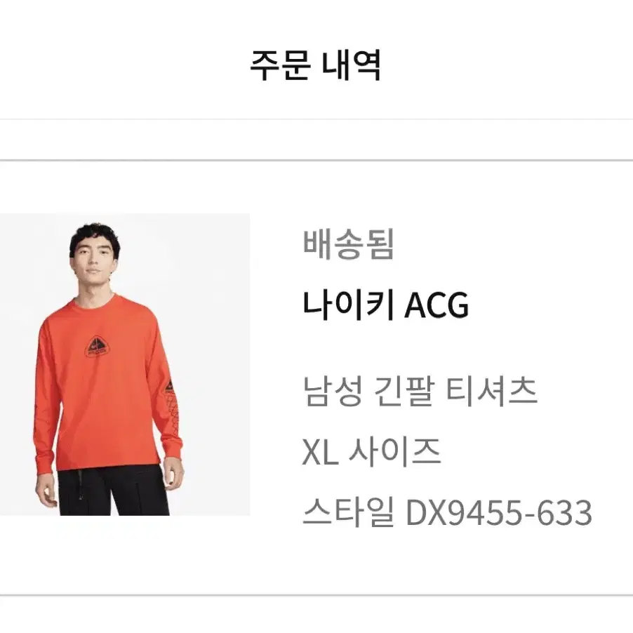 나이키 acg 긴팔티셔츠