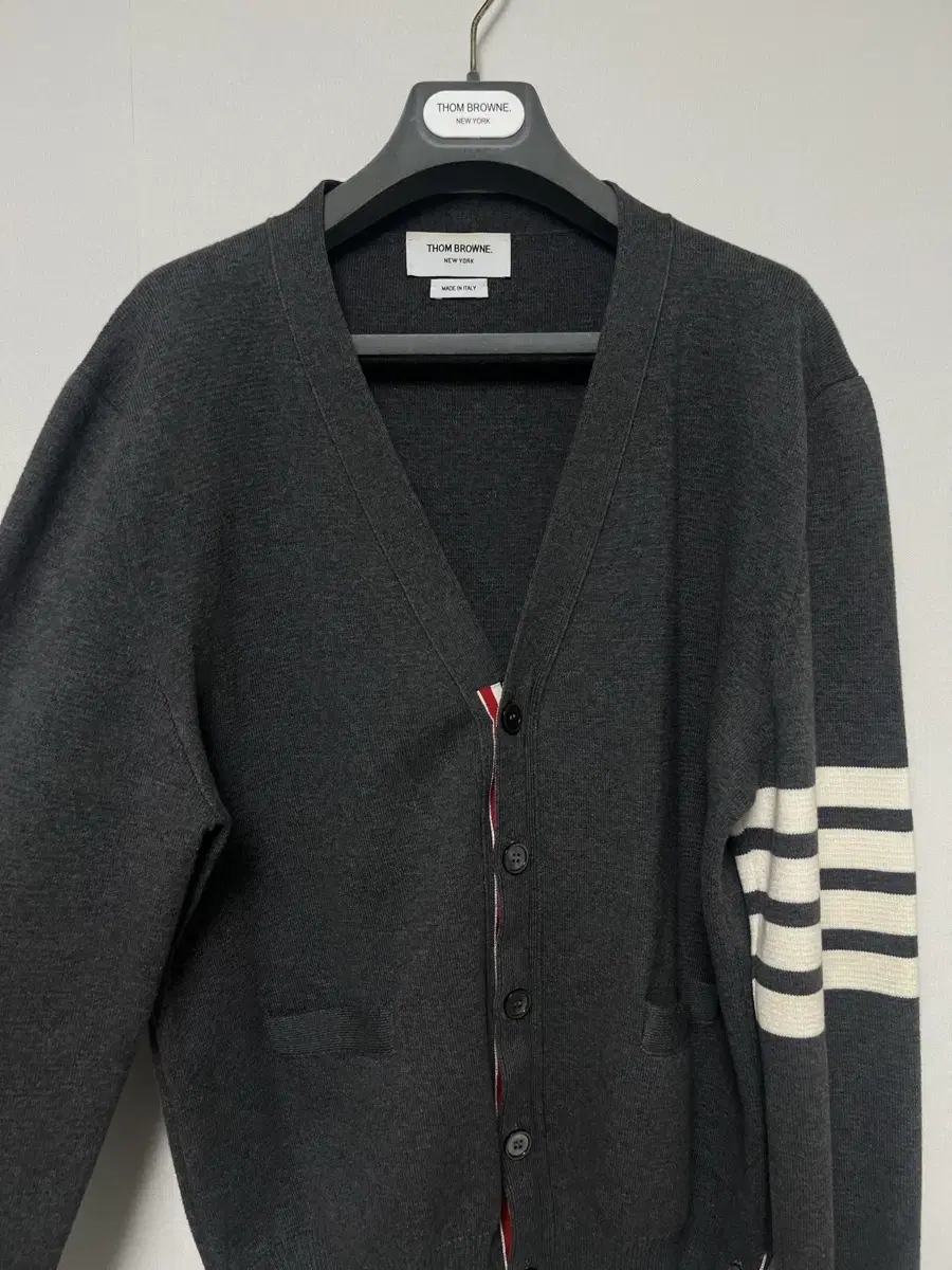 Thom Browne Milano Stitched Cardigan Grey [3]