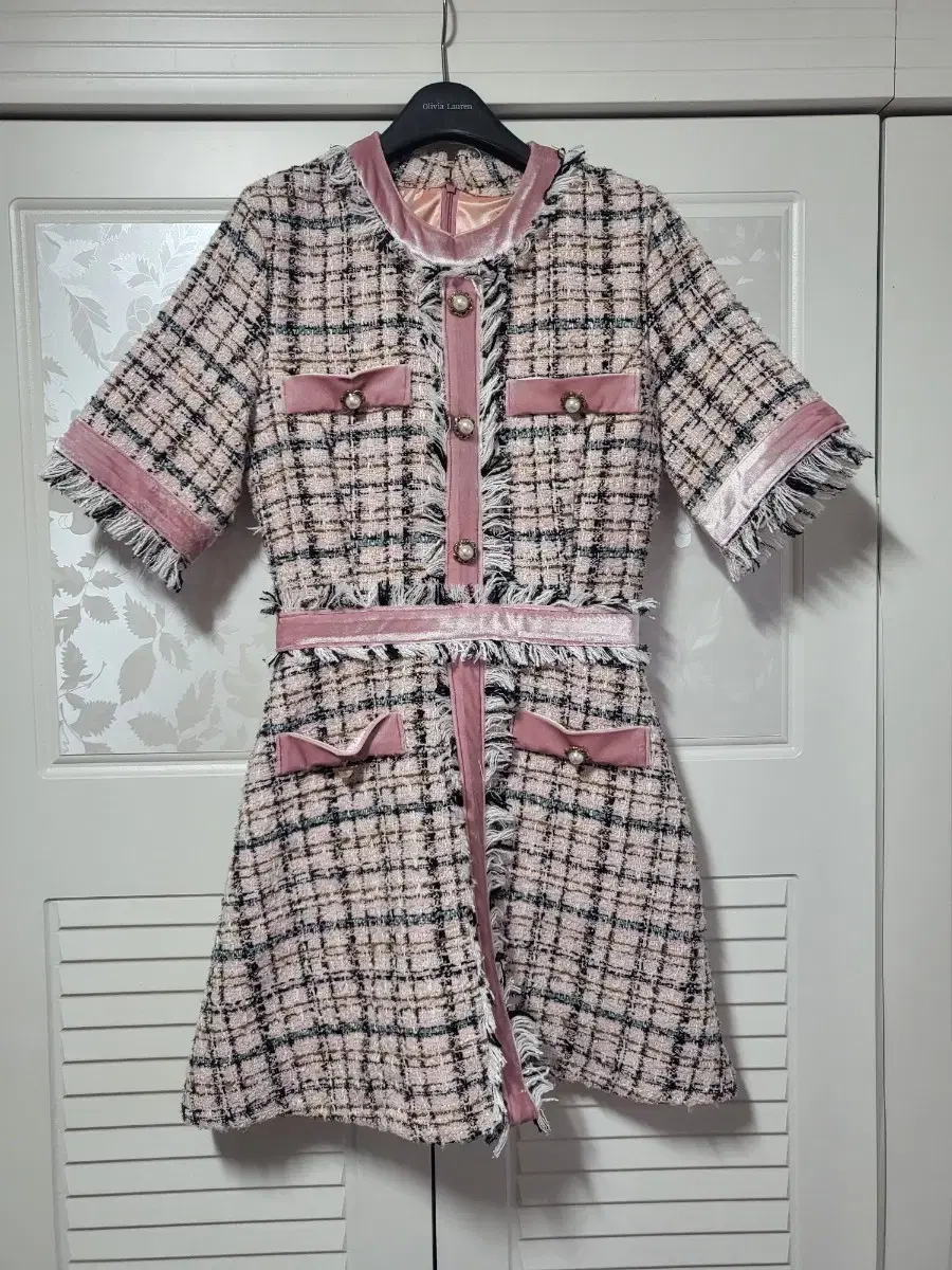 Pink Tweed ONEPIECE New Arrivals
