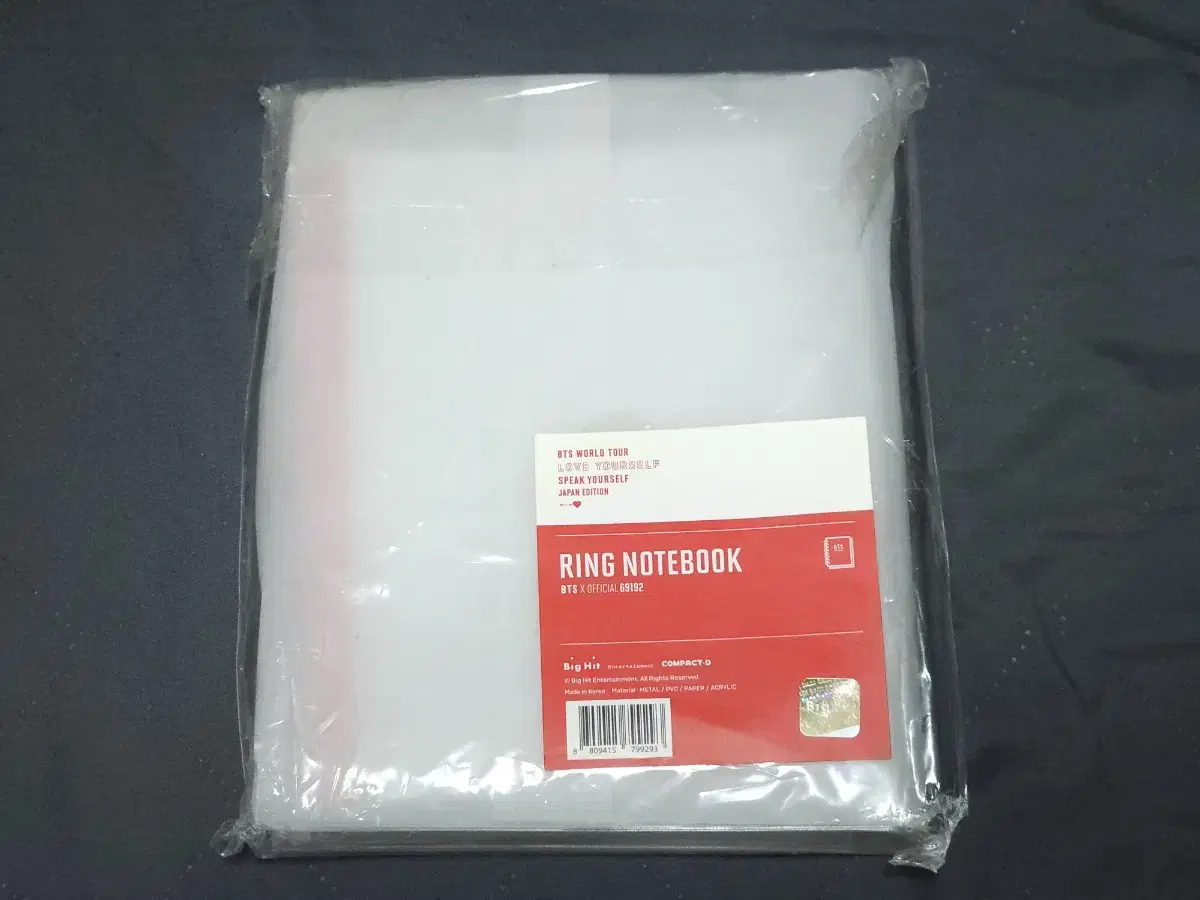 bangtan japan spiccon md a5 binder ringnotebook BTS RING