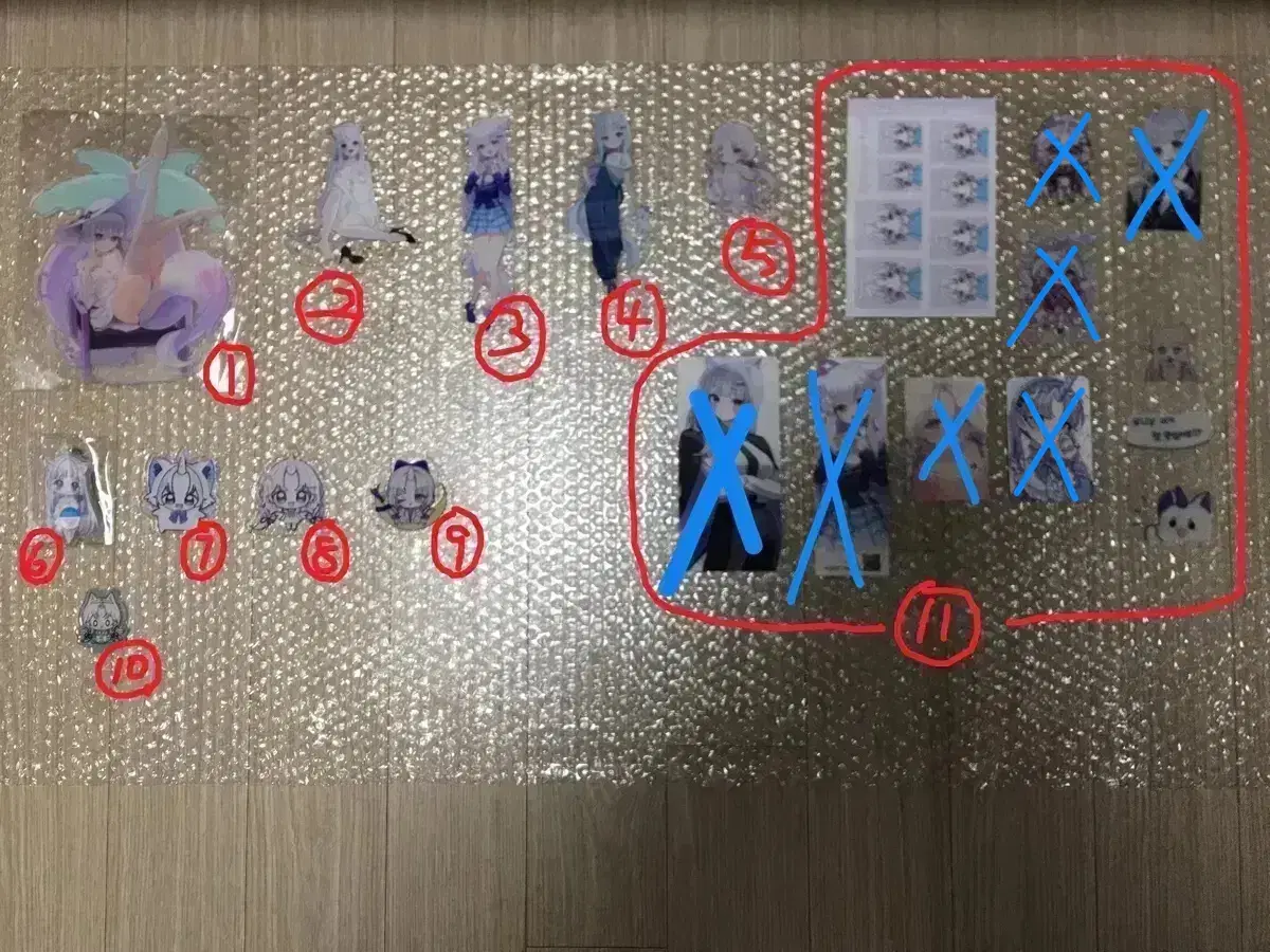 스텔라이브 아야츠노 유니 비공식굿즈 판매합니다