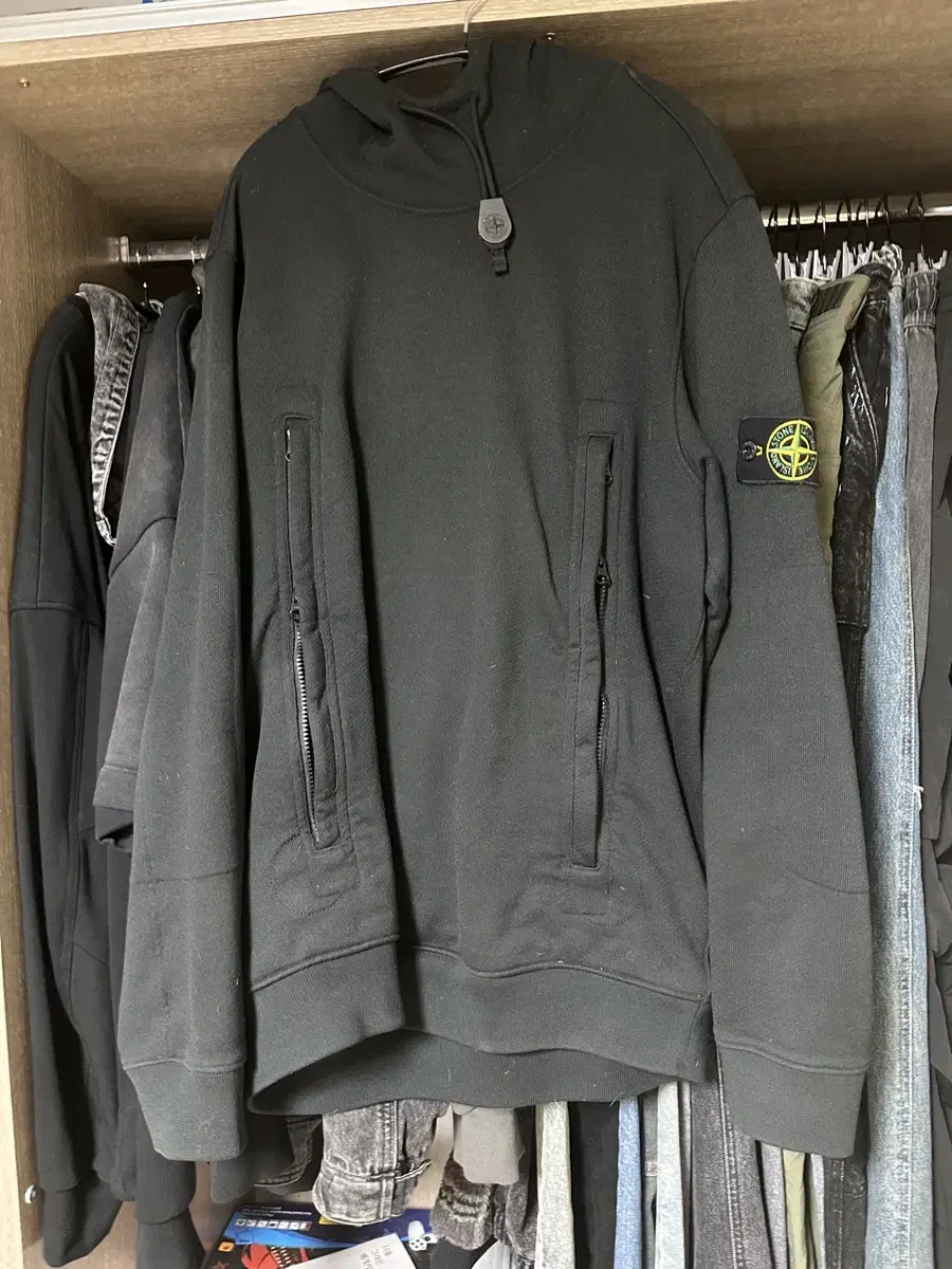 Stone Island Hoodie Black XXL