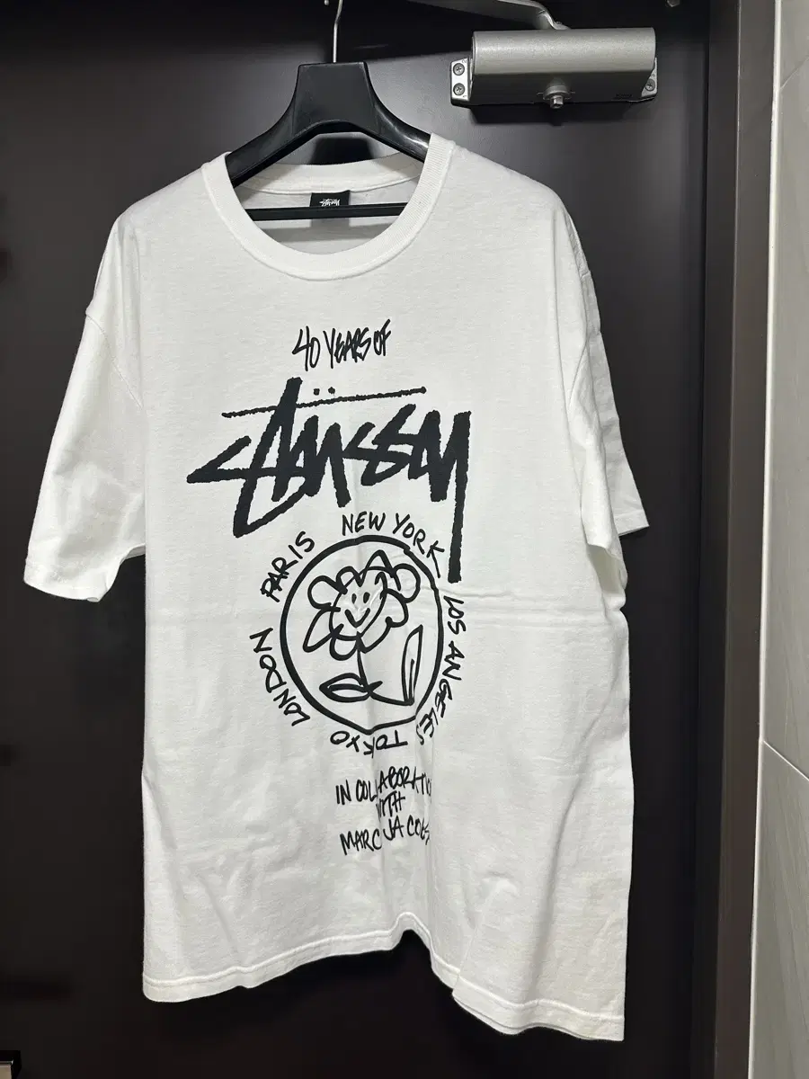 Stussy x Marc Jacobs 40 worldtour T-Shirt