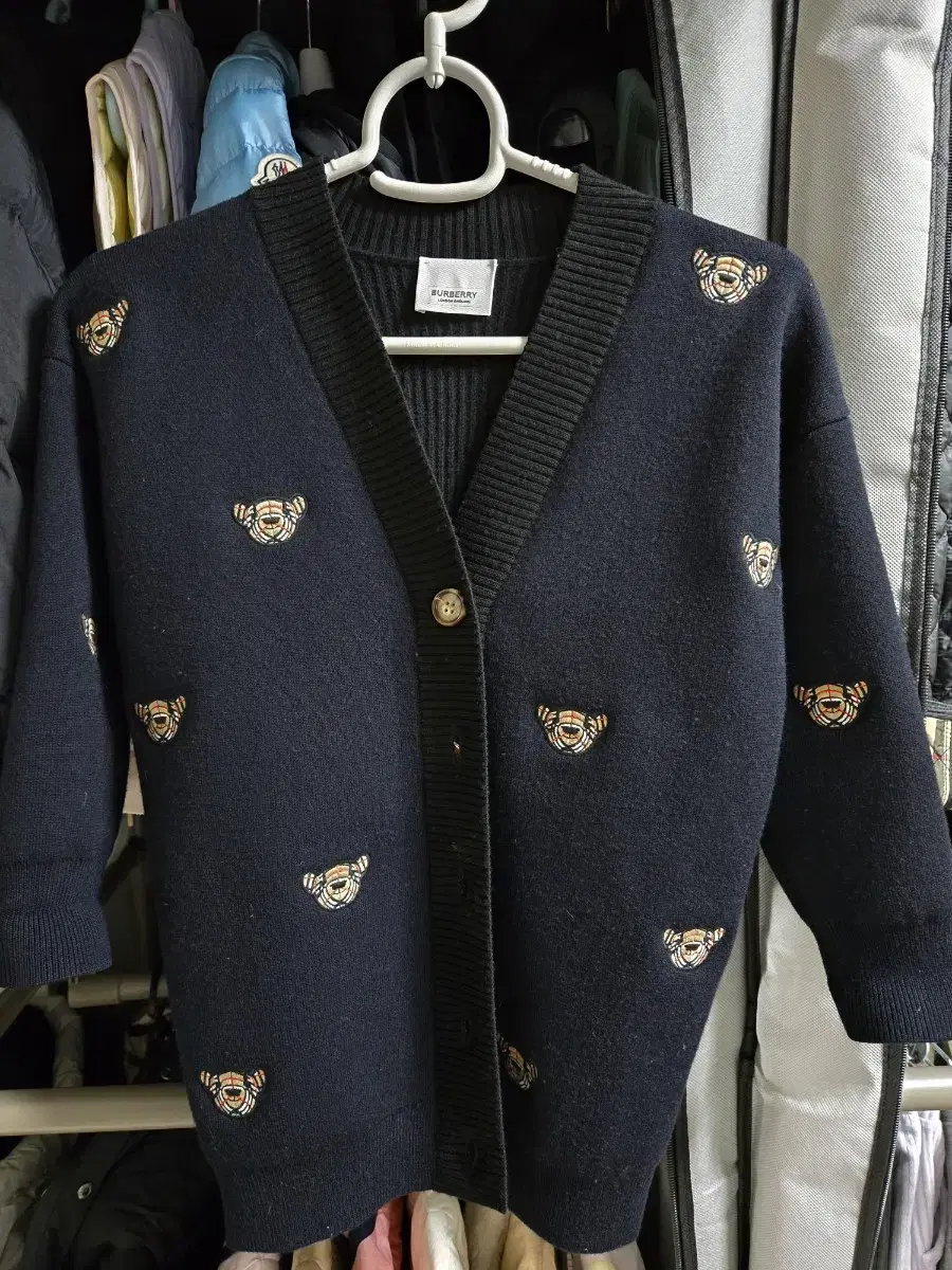 Burberry Kids Thomas the Tank Engine Knit Cardigan