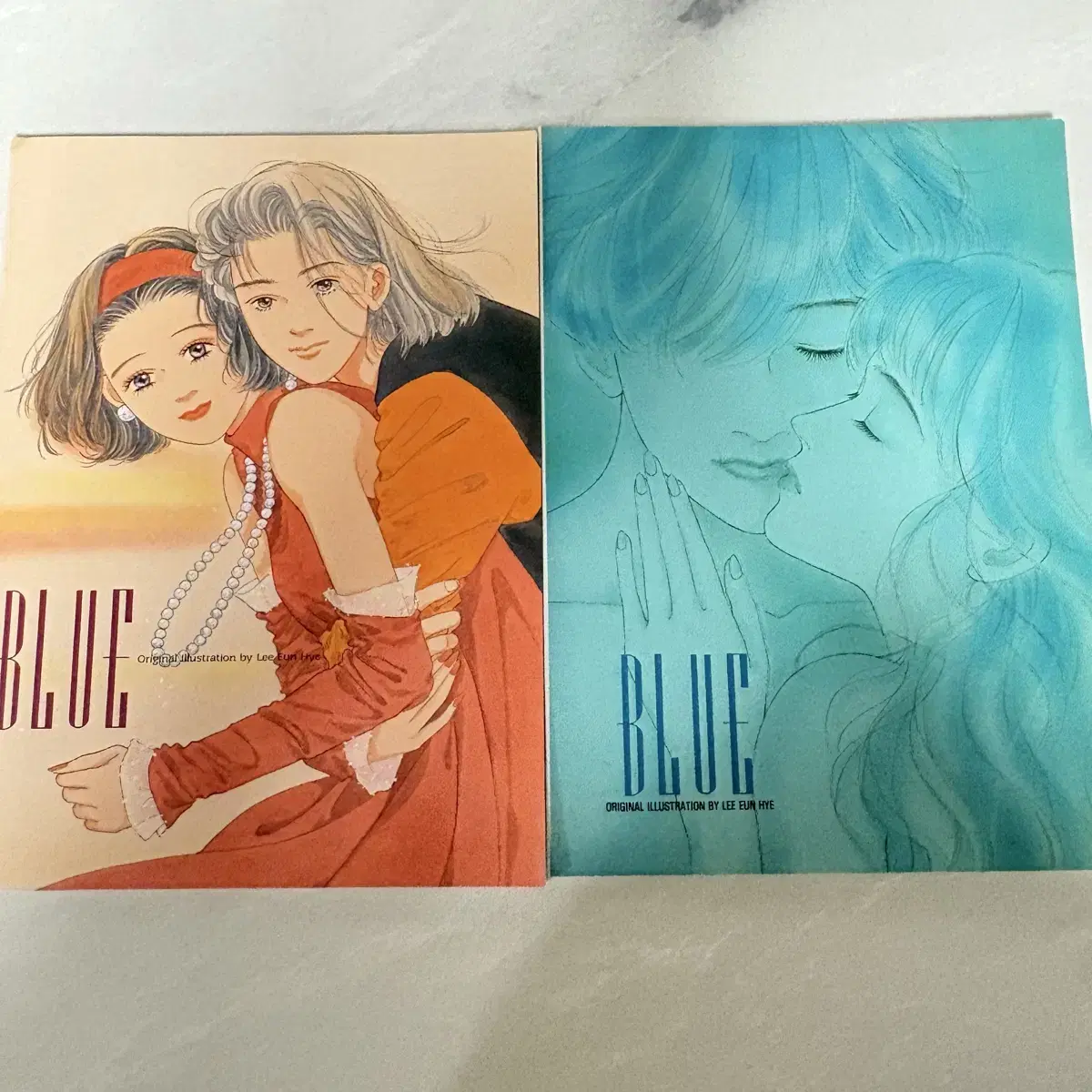 [고전문구]이은혜 블루 노트 순정만화 BLUE 만화 굿즈