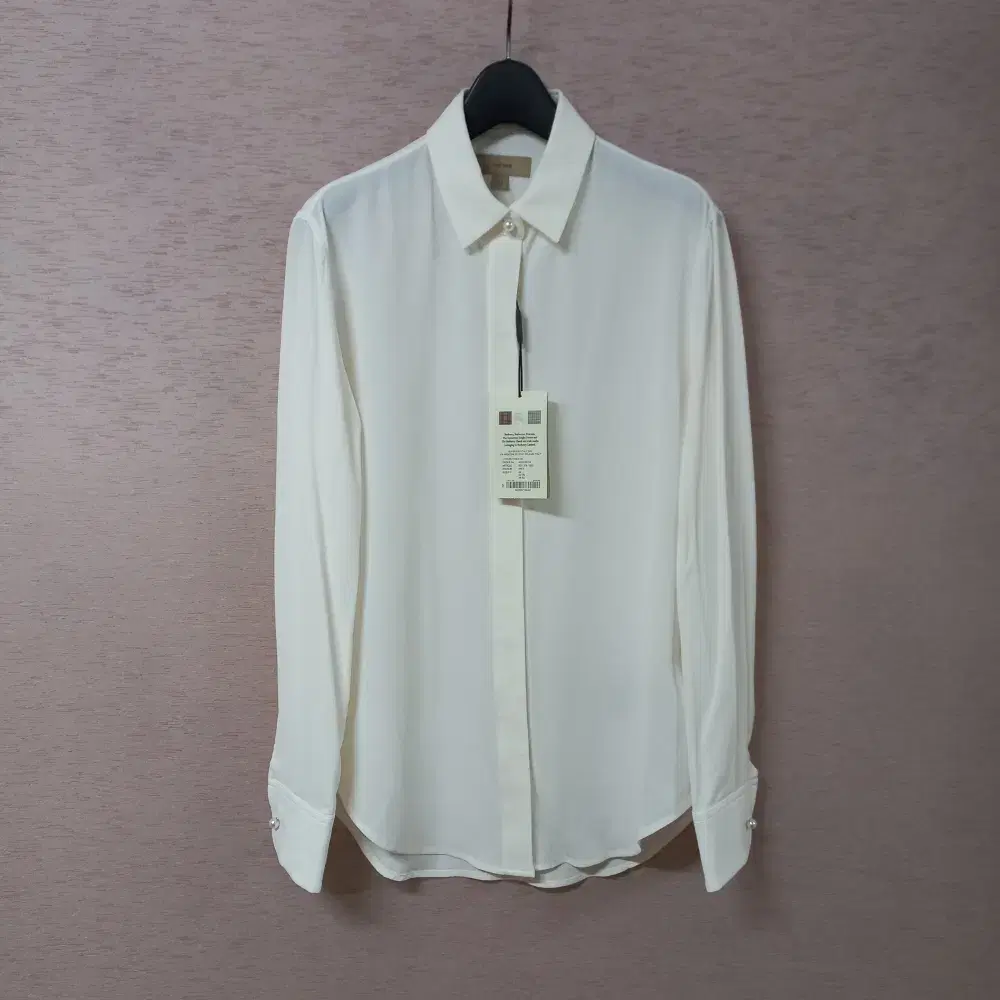 11-9/Burberry Ivory Silk-blend Blouse for Women