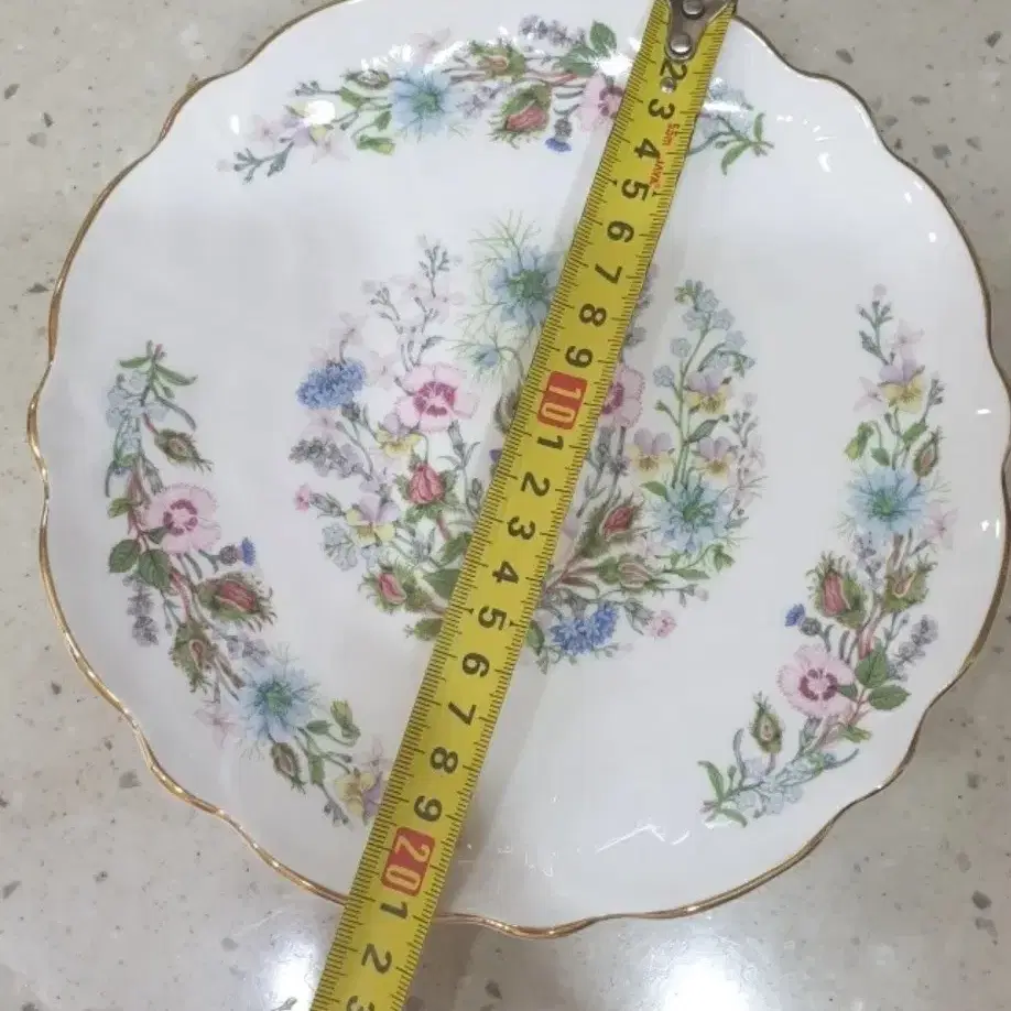 레어)앤슬리 와일드 튜더 접시(21cm, 영국)