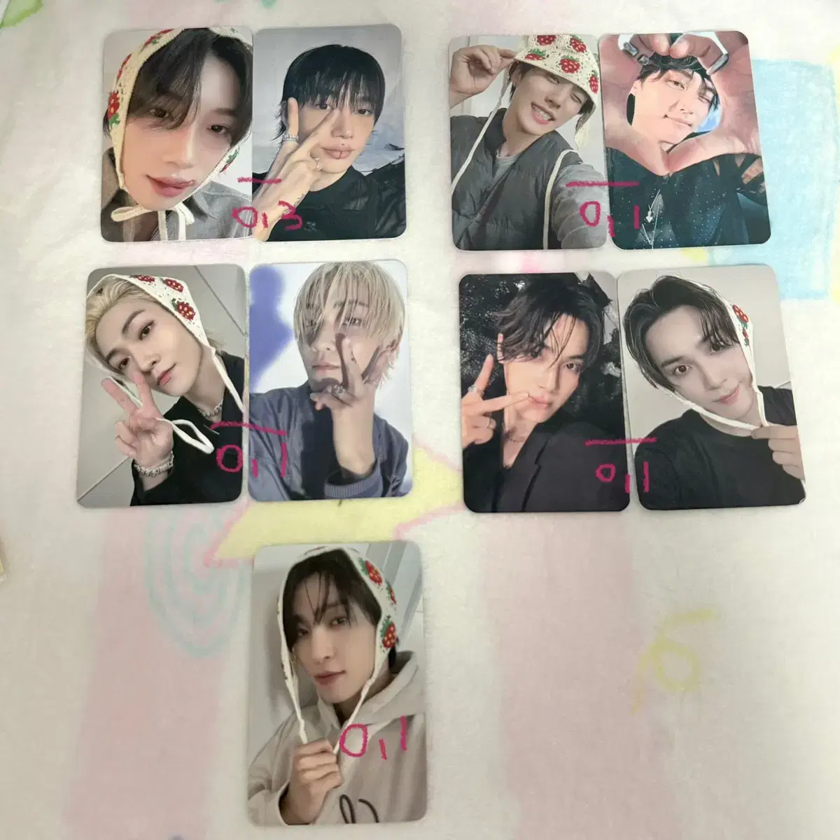 The Boyz trigger everline knitting bandana photocard photocard grade sangyeon