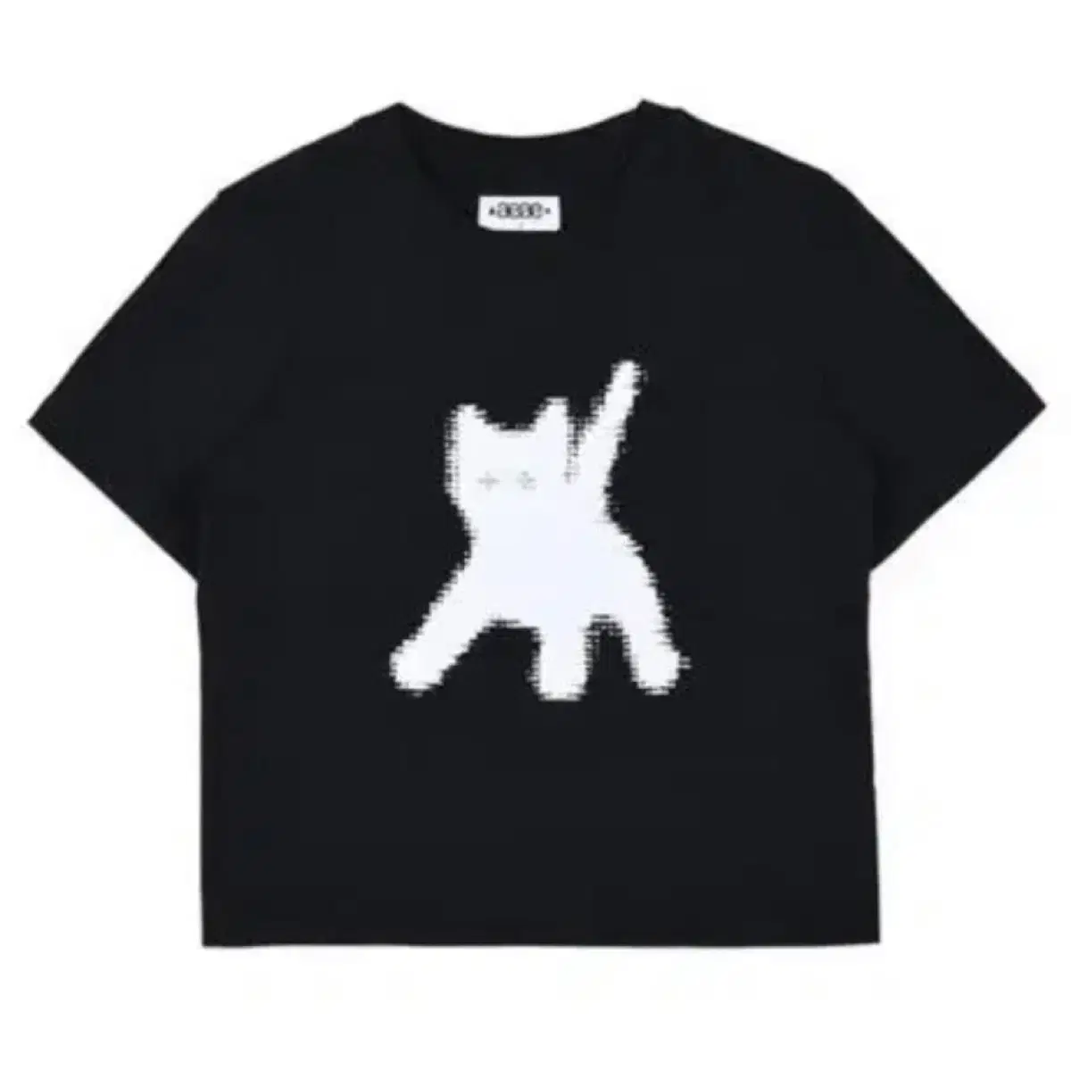 aeae FLASHED CATS EYE CROP T-SHIRTS