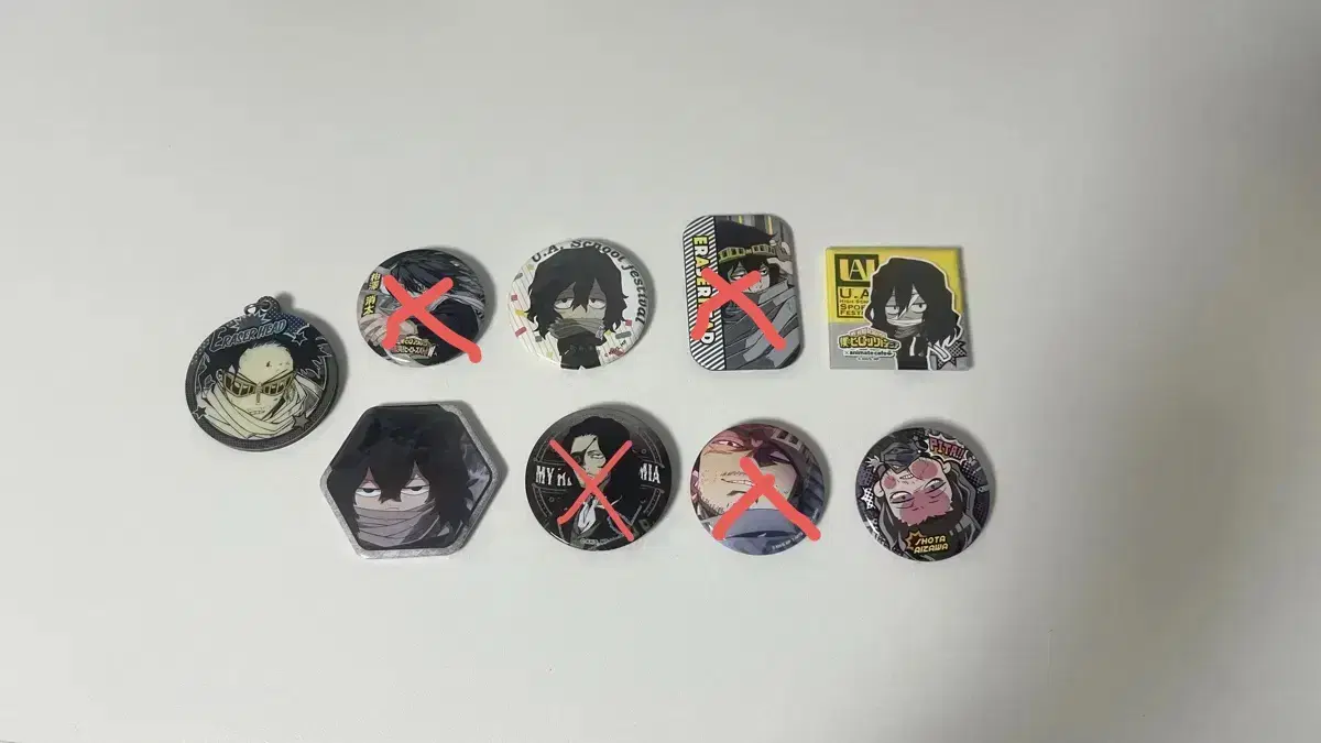 Shota Aizawa Pinbadge Pinbutton Canbadge Mirror Keyring