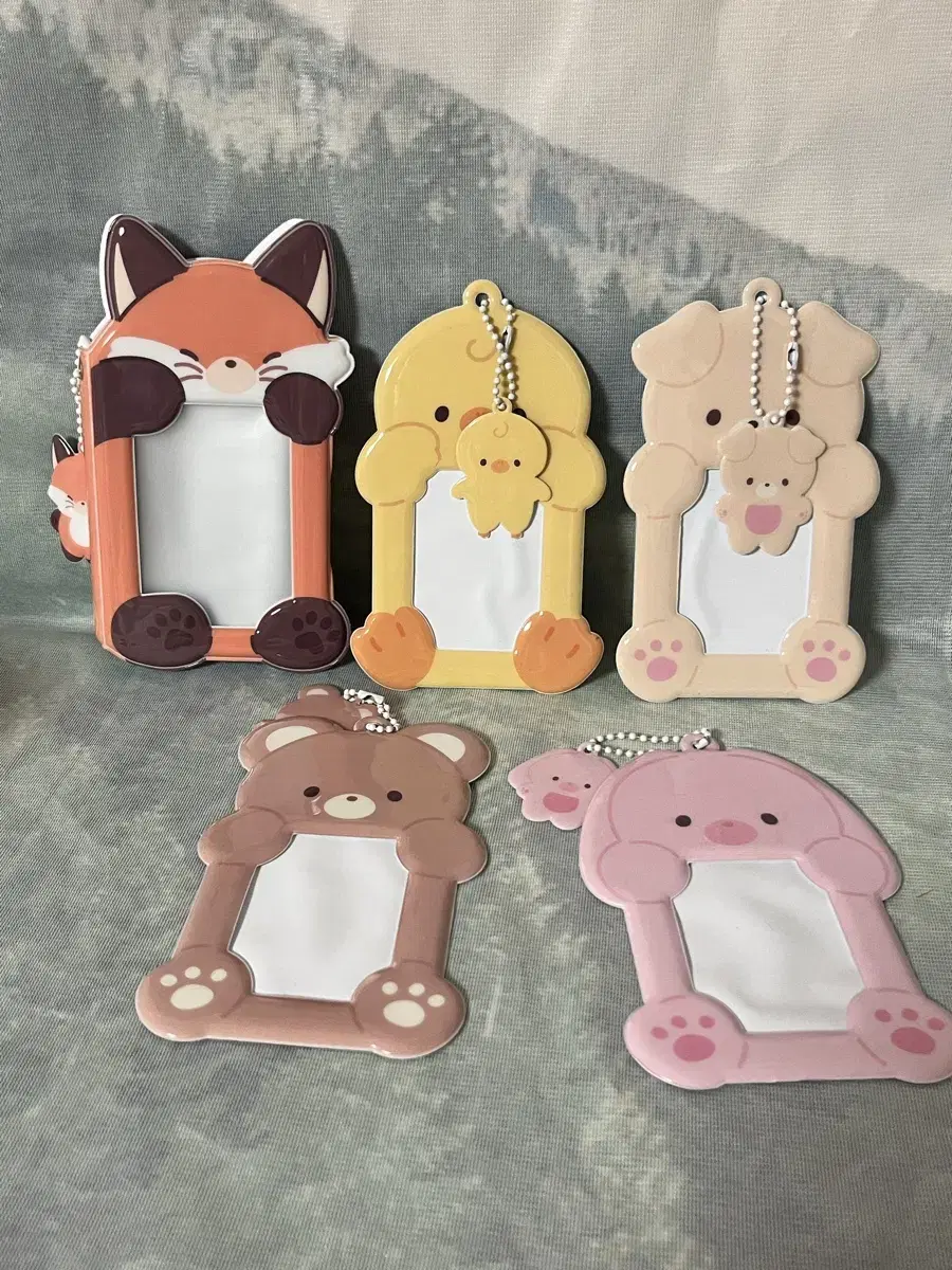 Hourmotif Fox Chick Puppy Bear Rabbit photocard holder photocard holder book