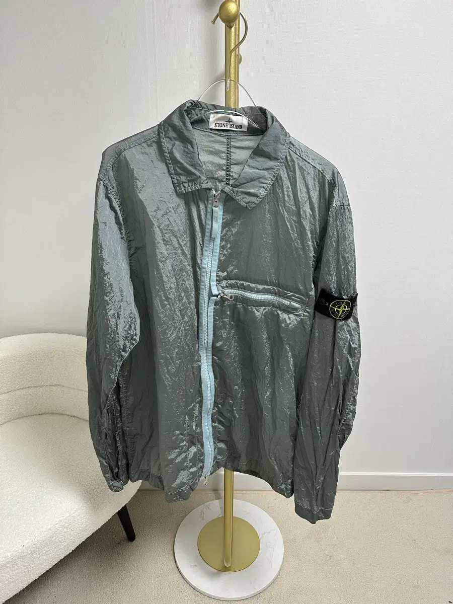 Department Store / 23SS Stone Island Nylon and Metal Overshirt Jacket