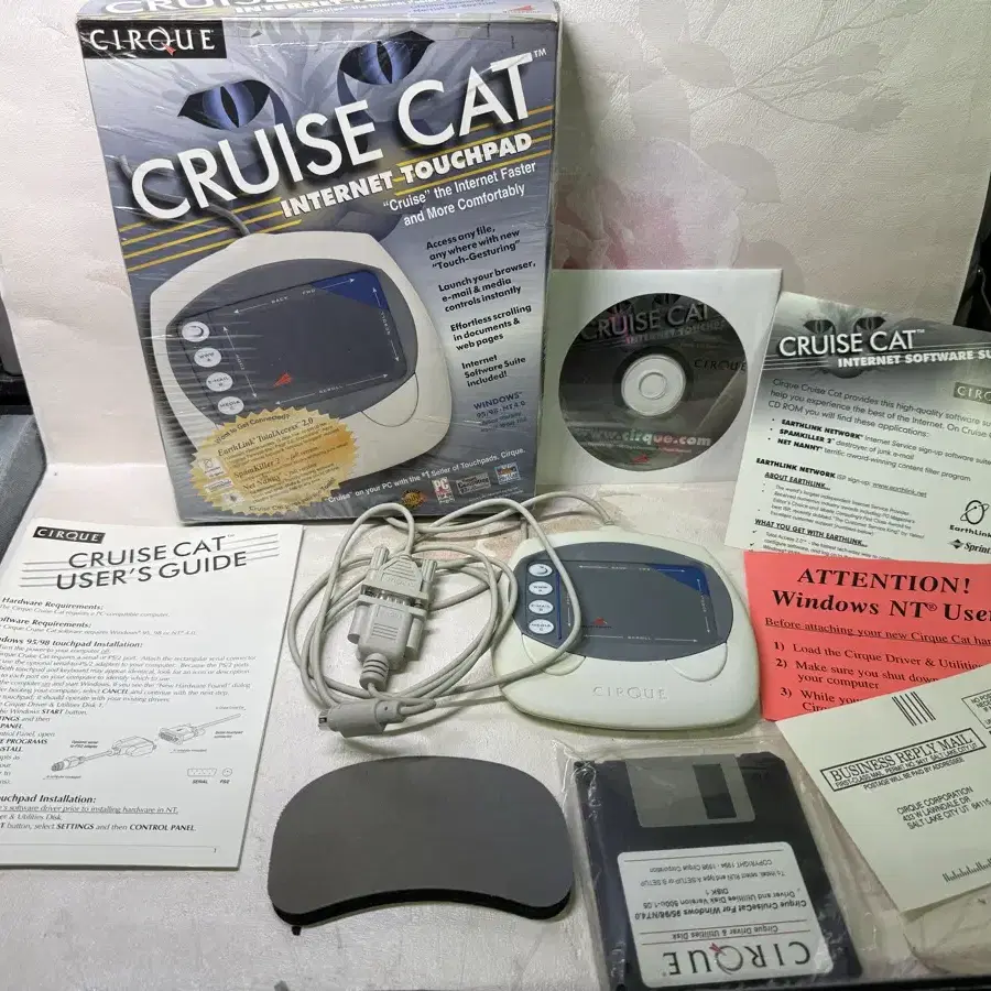 빈티지Cirque CRUISE CAT-GDB500인터넷터치패드1994