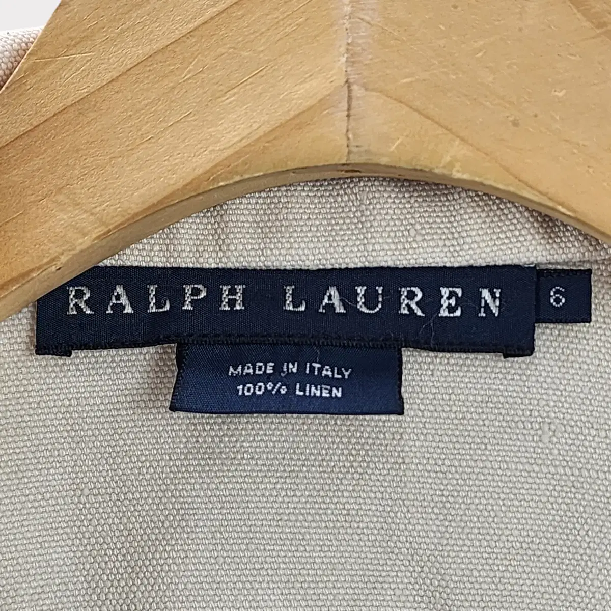 [6] Ralph Lauren 랄프로렌 투버튼 린넨 자켓