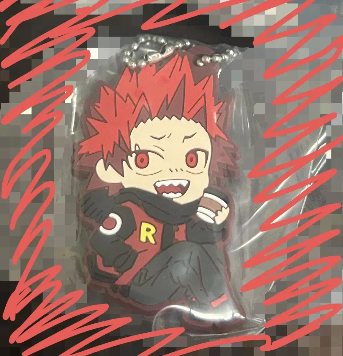 Hiroaka Kirishima Gacha Keyring